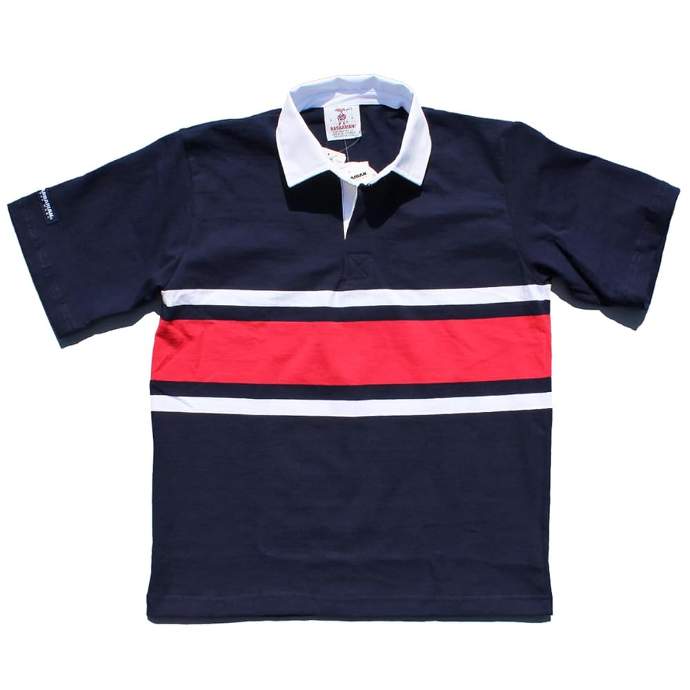 バーバリアン　ラガーシャツ　半袖 BARBARIAN（バーバリアン）8oz Rugby（ 8オンス半袖ラガーシャツ